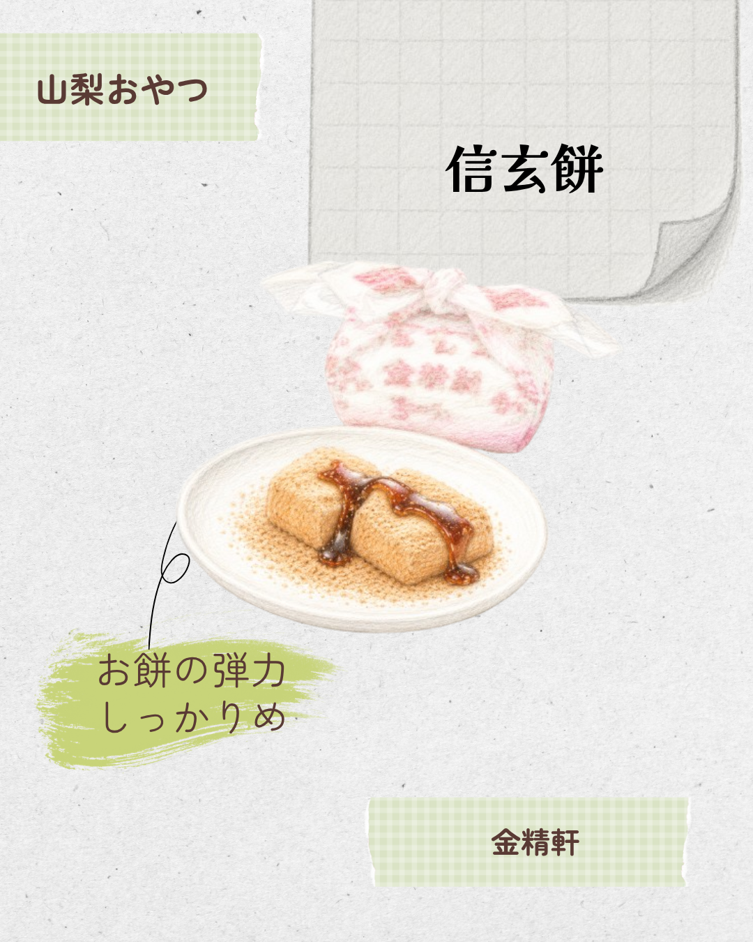 信玄餅　金精軒