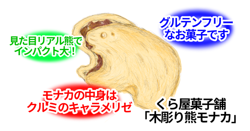 木彫り熊モナカ 1024x538