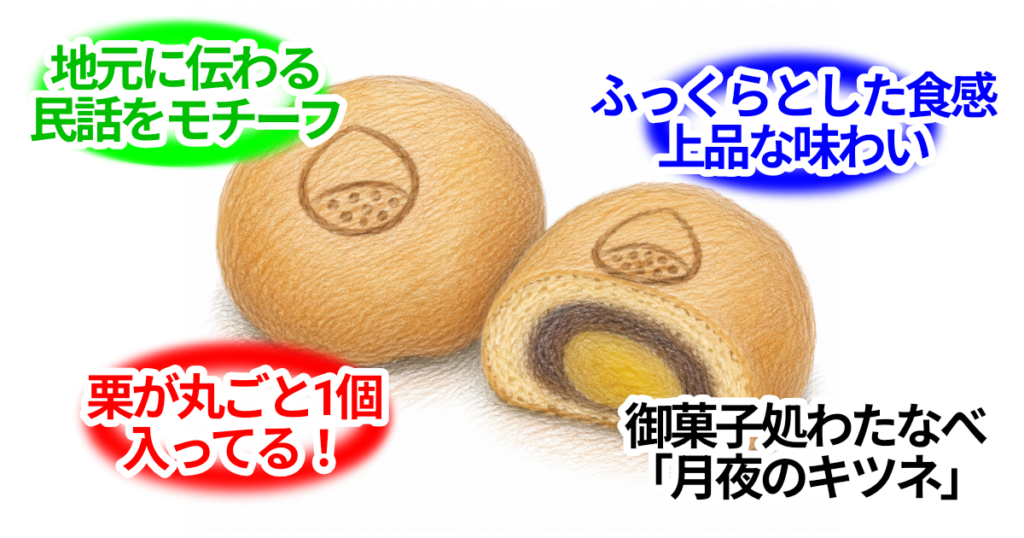 月夜のキツネ(御菓子処わたなべ) 愛知のお菓子 無題33 20260520141323
